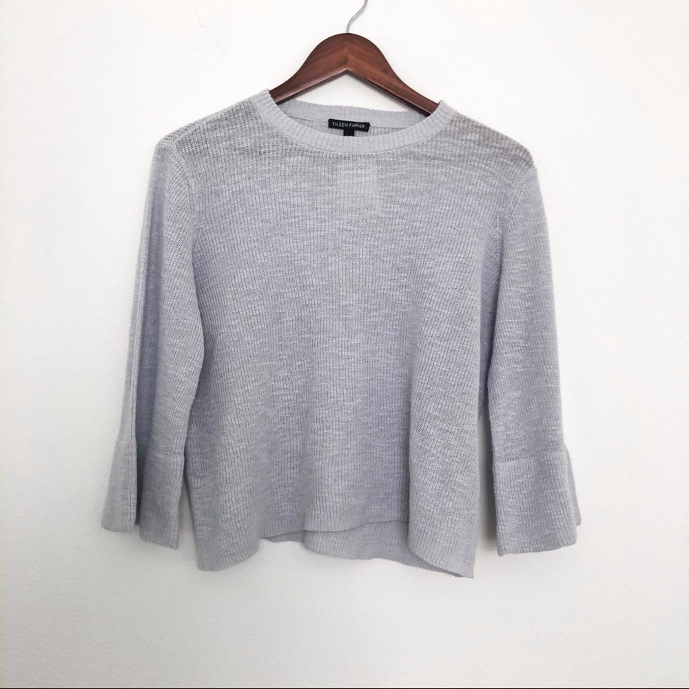 Eileen Fisher Bateau Neck Knit Top